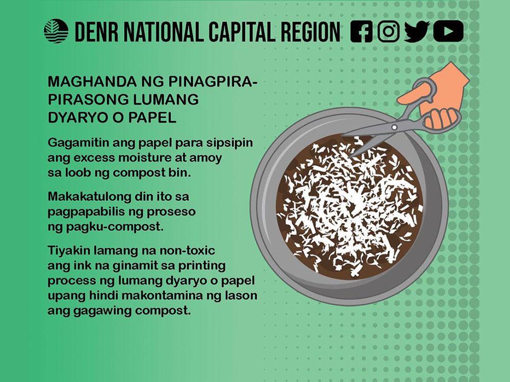 Cut papers into small pieces