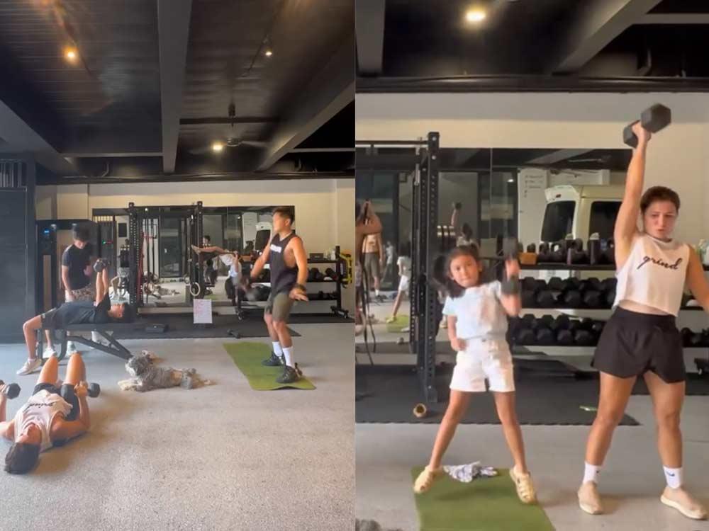 Working out together