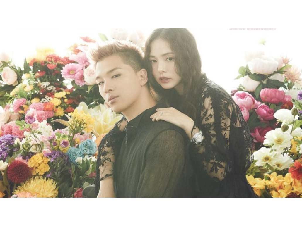 TaeYang and Min Hyo-rin
