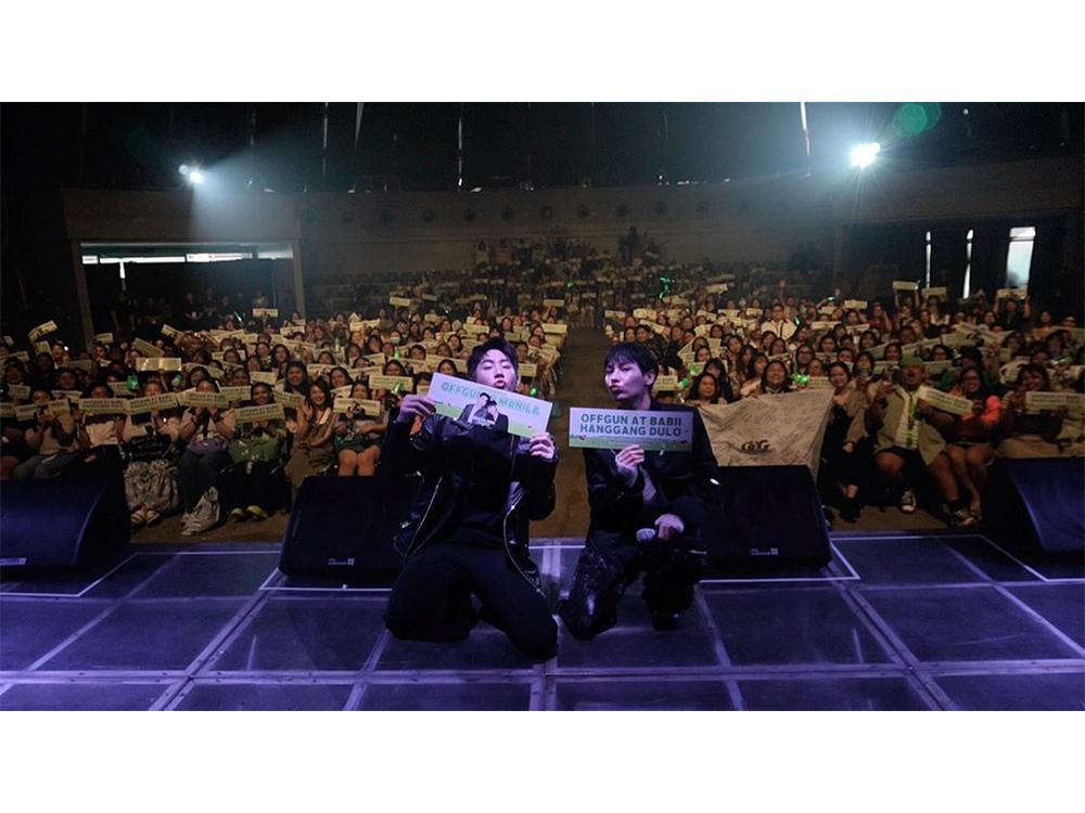 OffGun at GMMTV's Fan Day 13 in Manila