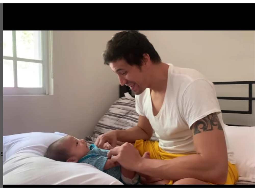 Father-and-son bonding 