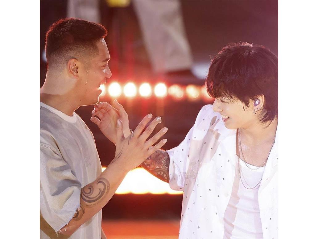 Brian Puspos and BTS Jungkook