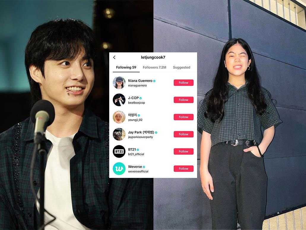 Niana Guerrero and BTS' Jungkook