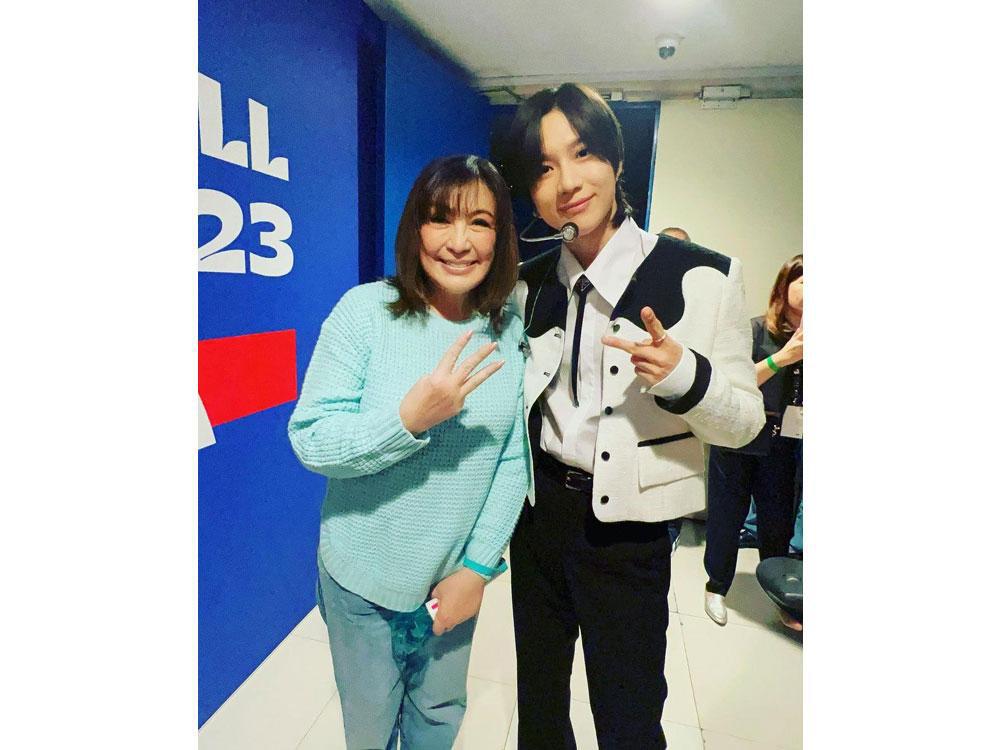 Sharon Cuneta and SHINee's Taemin