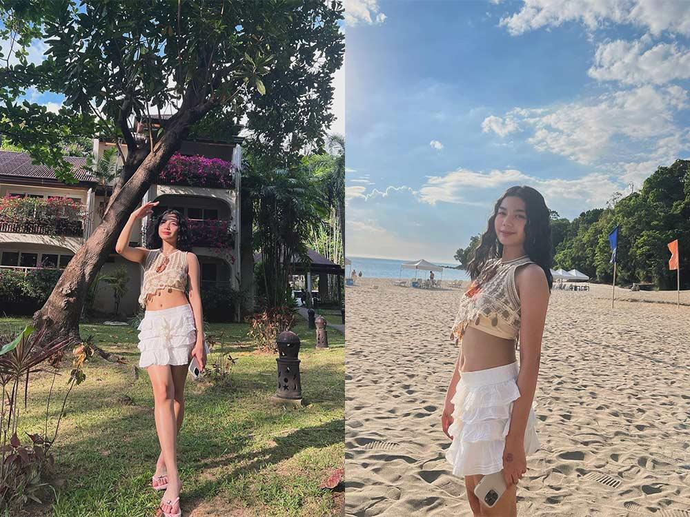 Beach hair and wavy hair