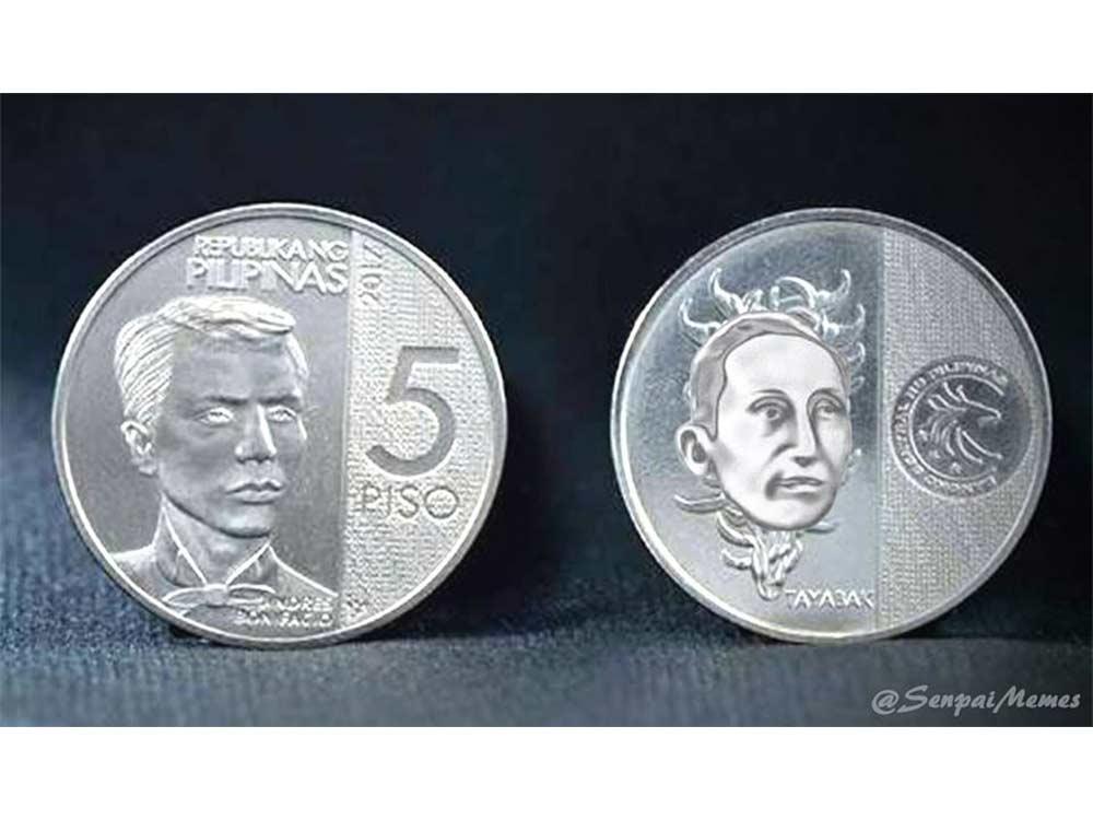 Five-peso coin