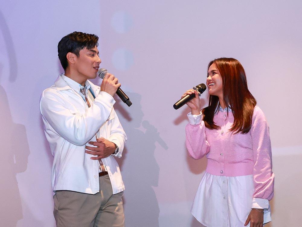 Dylan Menor and Zephanie