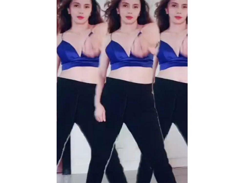 Barely there tops and jeans