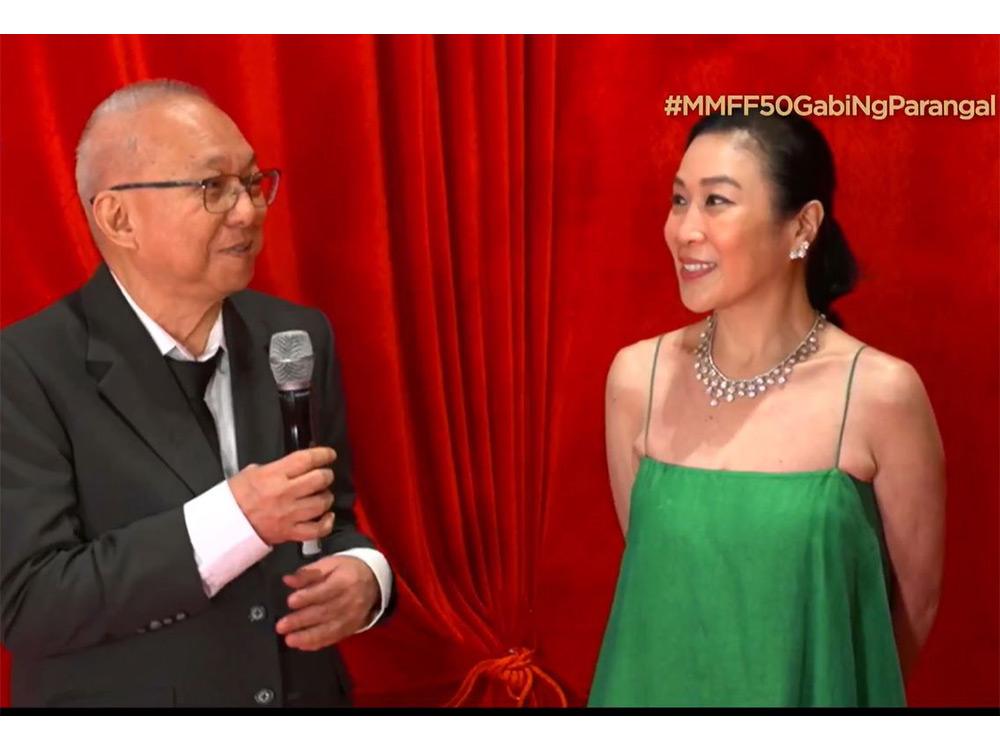 Ricky Lee and Atty. Annette Gozon-Valdes