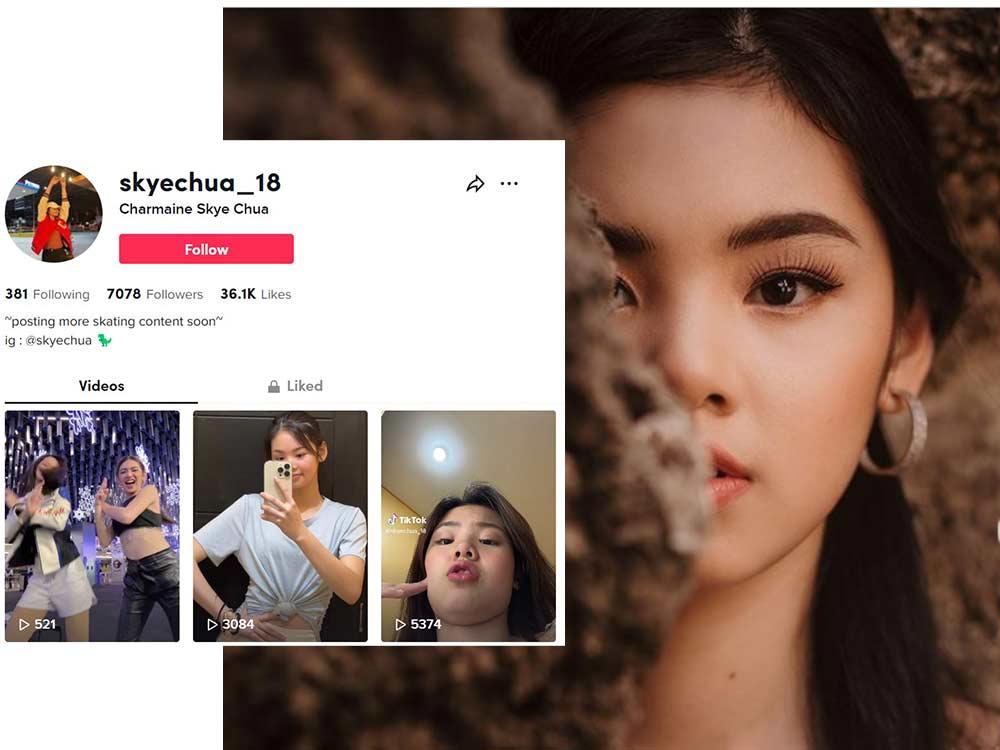 Skye's social media accounts 