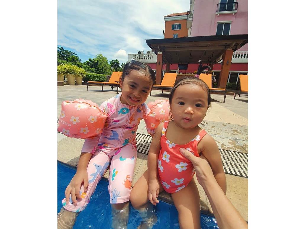 Aicelle Santos and Mark Zambrano's daughters