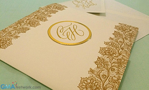 This just in: Chiz and Heart's Wedding Invitation