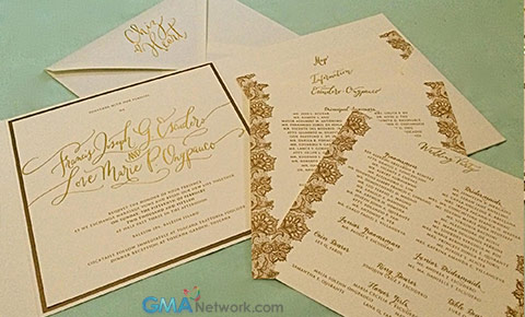 This just in: Chiz and Heart's Wedding Invitation