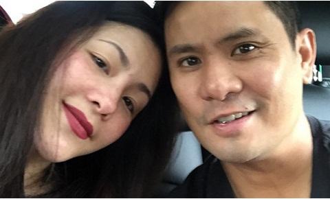 Regine with her husband Ogie