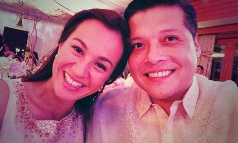 Mikee with her husband Dodot Jaworski