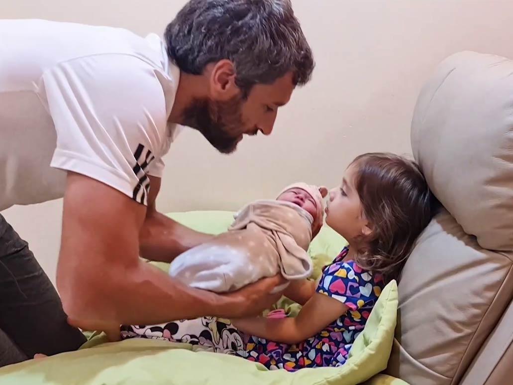 Thylane as big sister