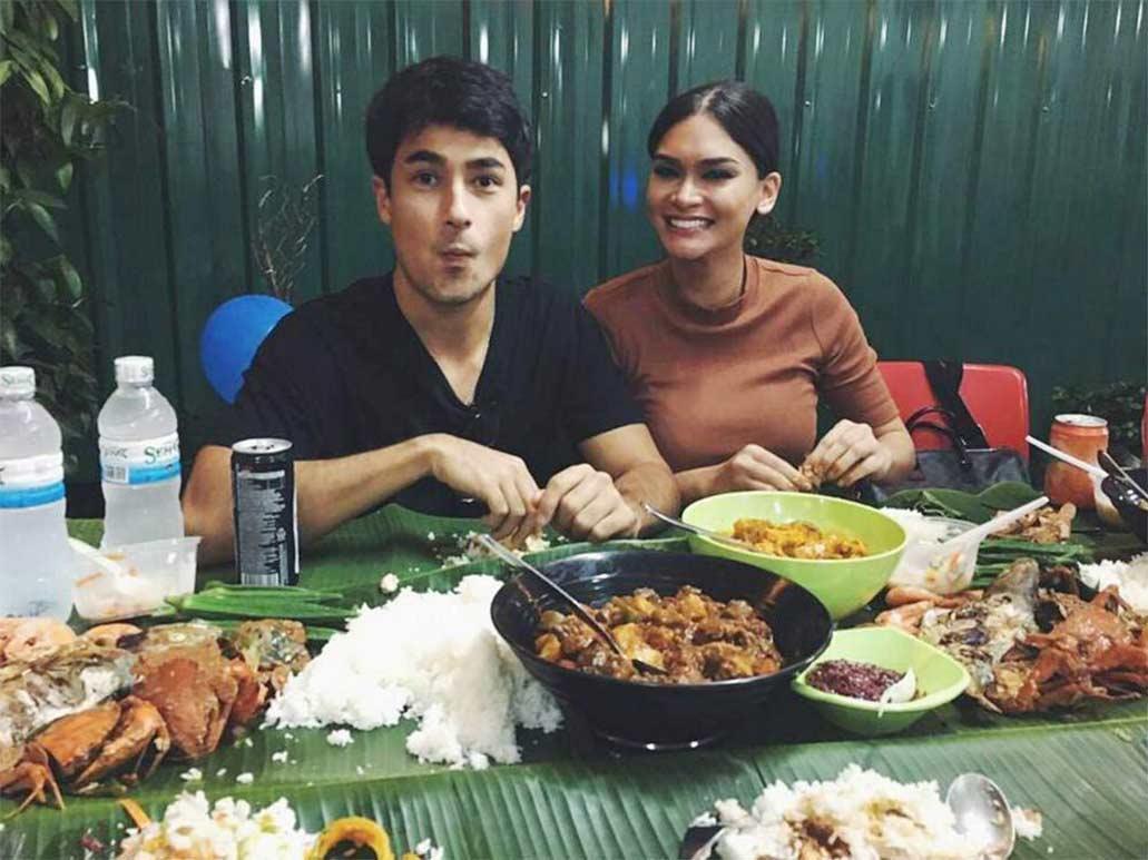 Marlon Stockinger and Pia Wurtzbach