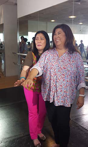 Tough girl Jessica meets Diamond Maria