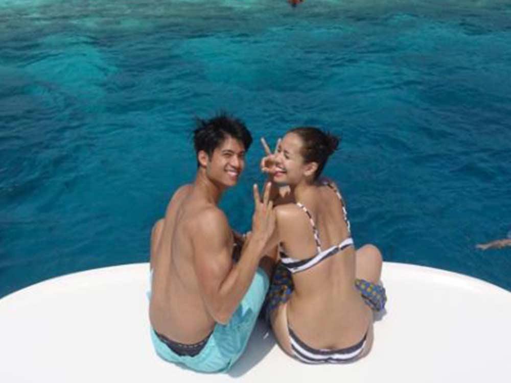 Megan and Mikael in Maldives