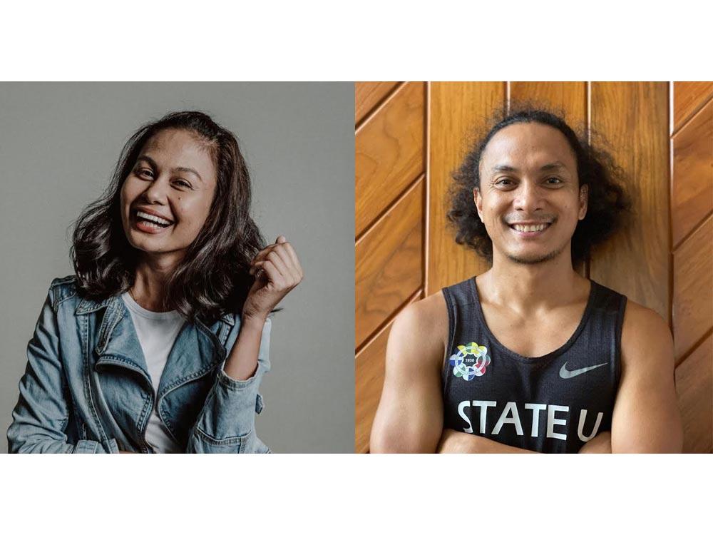 Venus Raj and Coach Rio de la Cruz