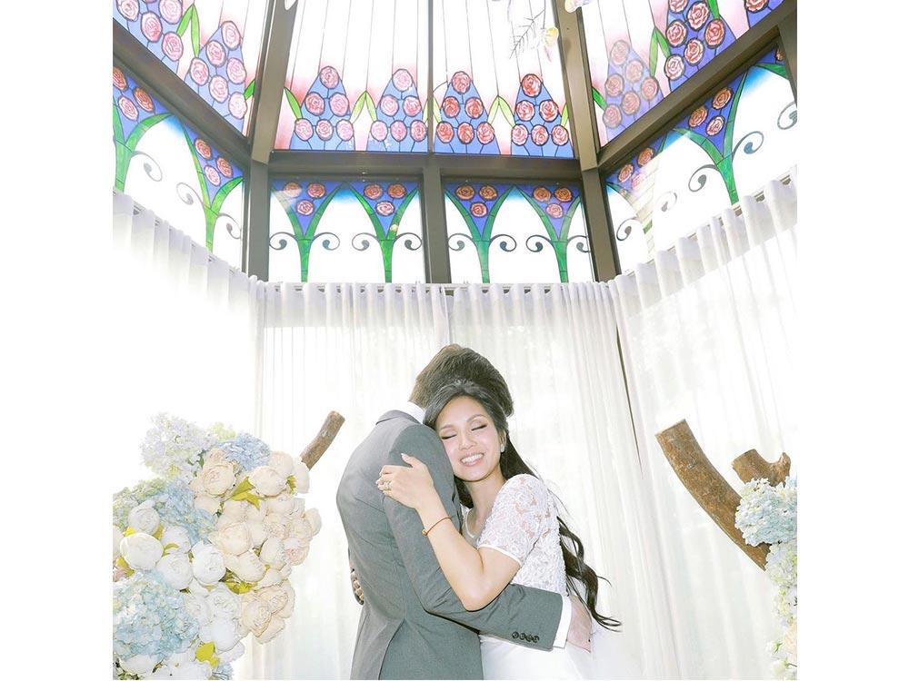 Roxanne Barcelo and partner