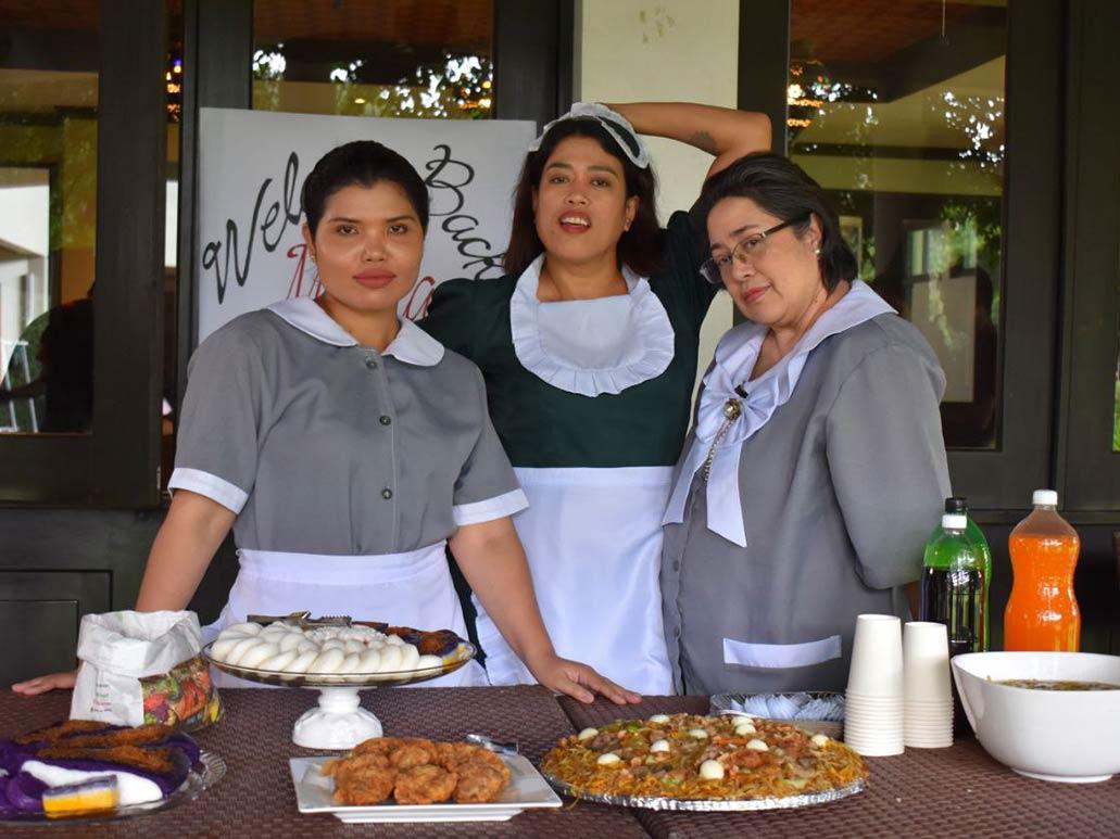 Loida, Jenny, and Cleofe