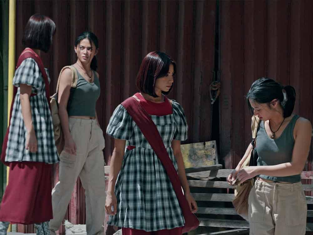 Black and white dress