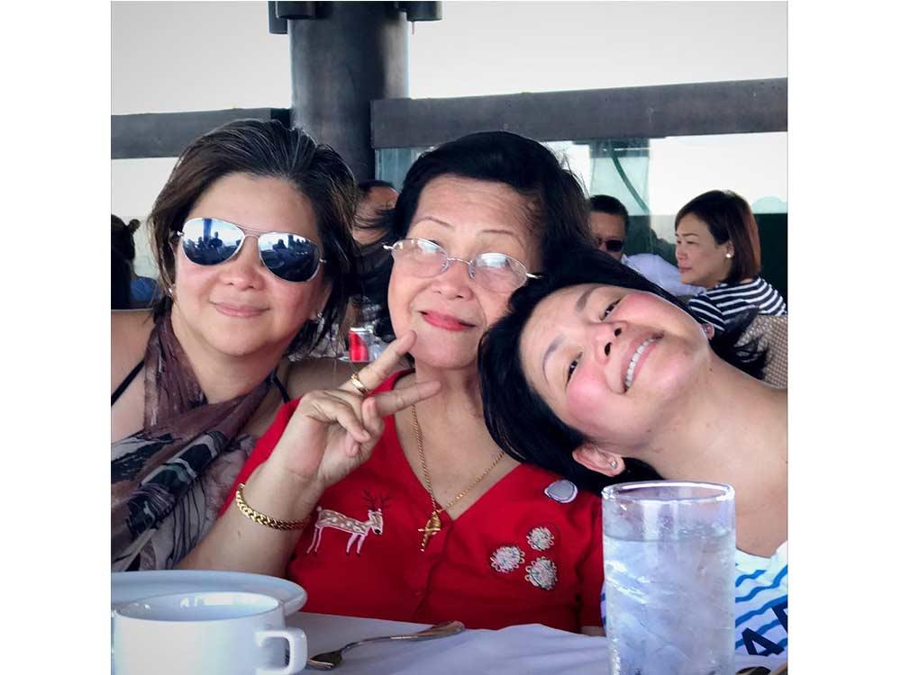 Mother and daughters