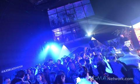 Partying with the guests