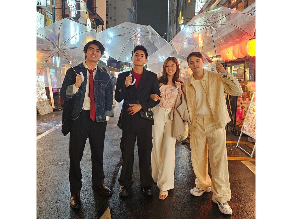 In the rain