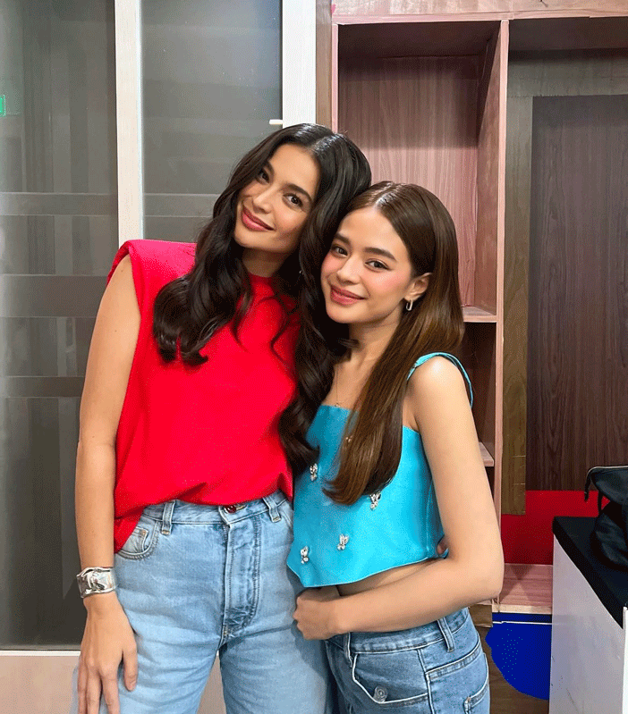 With Anne Curtis