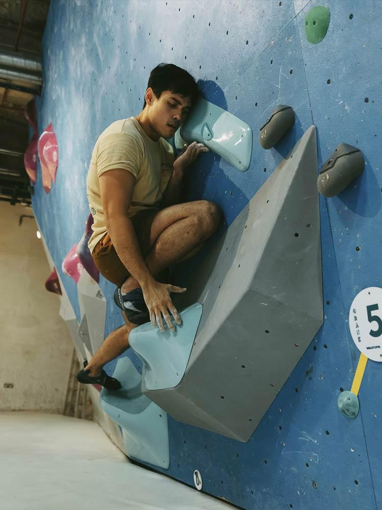 Rock climbing
