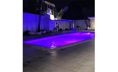 Pool at night