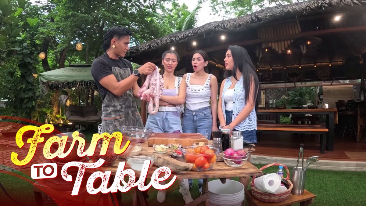 Chef JR cooks a 'bat and balls' stew with beans! | Farm to Table