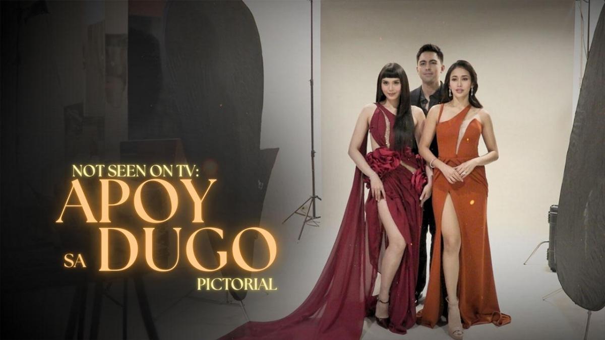 Behind the scenes at the pictorial of 'Apoy sa Dugo' | Online exclusive ...