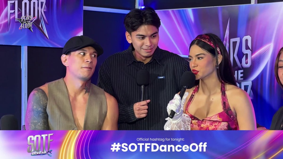 Stars On The Floor: Zeus Collins, kuhang-kuha ang inis ni Sang'gre ...