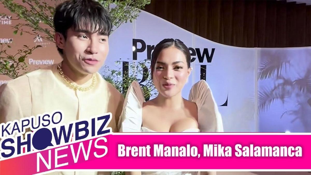 Kapuso Showbiz News: Brent Manalo at Mika Salamanca, kinilig na ...