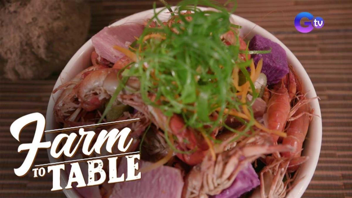 Royol Chef JR Royol makes 'Sinigang na Takla with Ube Kinampay' | Farm To ...