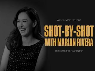 Shot by shot, Marian Rivera