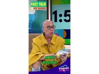 Fast Talk with Boy Abunda