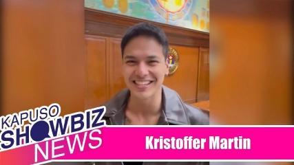 Kapuso Showbiz News featuring Kristoffer Martin 