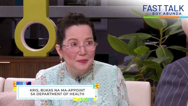 Fast Talk with Boy Abunda: Kris, papasukin ang pulitika kung siya raw ay healthy (Episode 971)
