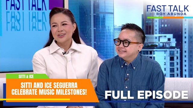 Fast Talk with Boy Abunda: Sitti and Ice Seguerra celebrate music milestones! (Full Episode 853)