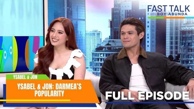 Fast Talk with Boy Abunda: Ysabel Ortega & Jon Lucas on popularity of 'DARMEA!' (Full Episode 840)