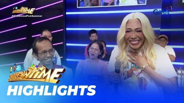 It's Showtime: Vice Ganda, mag-aalay ng pasalubong para sa pamilya ni Player Leo (Laro, Laro, Pick)