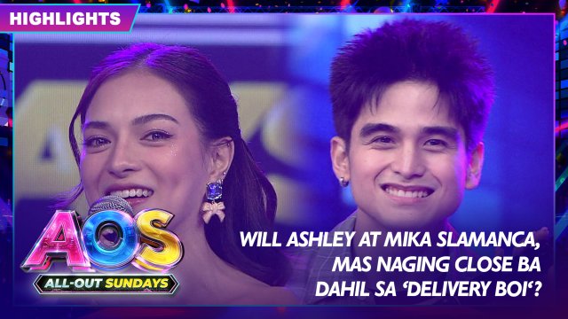 All-Out Sundays: Will Ashley at Mika Slamanca, mas naging close ba dahil sa 'Delivery Boi'?