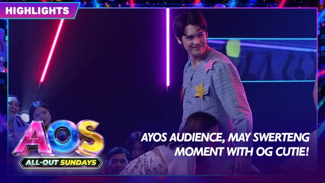 All-Out Sundays: AyOS audience, may swerteng moment with OG Cutie!