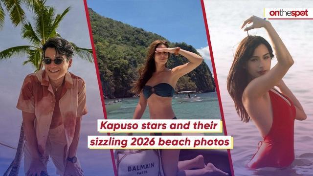 On the Spot: Kapuso stars and their sizzling 2026 beach photos