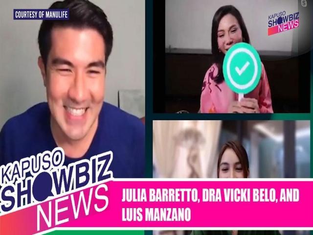 JULIA BARRETTO DRA VICKI BELO AND LUIS MANZANO