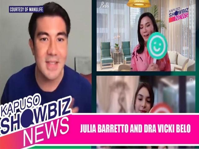 JULIA BARRETTO AND DRA VICKI BELO